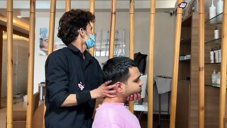 Amazing_Back,_Hands___Neck_Massage_By_Talented_Barber_Ajay___Neck_Crack