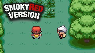 Pokemon SmokyRed - GBA ROM Hack, similar to Pokemon Fire Red but Harder, map is tweaked, May, Bren