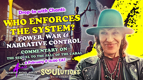 Drop-In with Chanti | Who Enforces the System? Power, War & Narrative Control