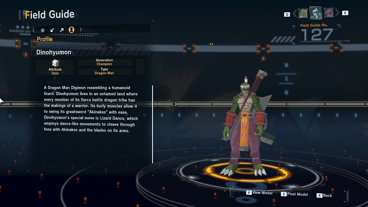 dinohyumon all digivolution/de-digivolution/profile Digimon Story Time Stranger