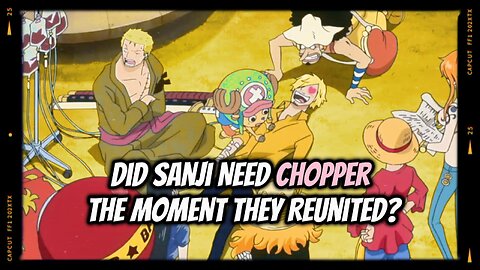 Did Sanji Need Chopper the Moment They Reunited?