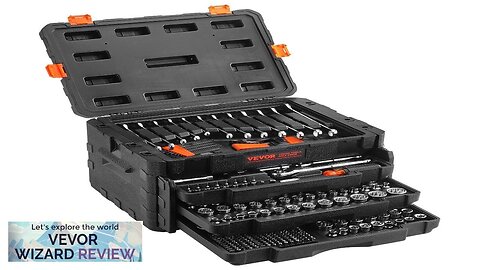 VEVOR Mechanics Tool Set and Socket Set 1/4" 3/8" 1/2" Drive Deep Review