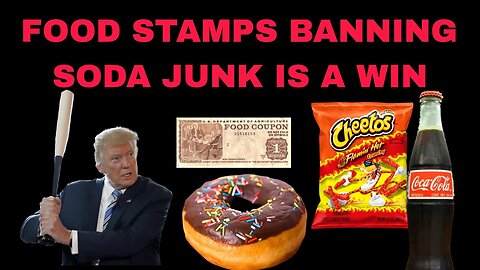Food stamps banning soda junk is a win 🔥🔥🔥