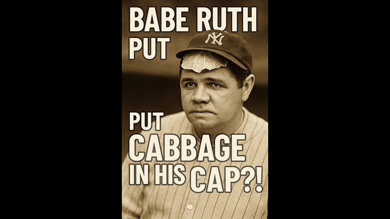Babe Ruth Put Cabbage in His Cap?!