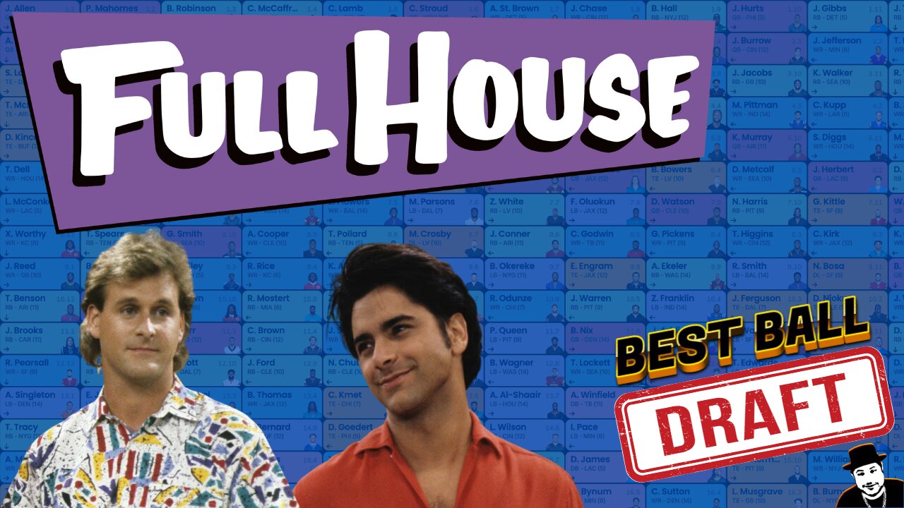 LIVE Fantasy Football Best Ball DRAFT ACTION Starts NOW!