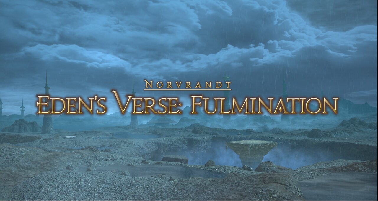 Final Fantasy 14 Eden's Verse: Fulmination Solo GNB