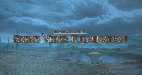 Final Fantasy 14 Eden's Verse: Fulmination Solo GNB