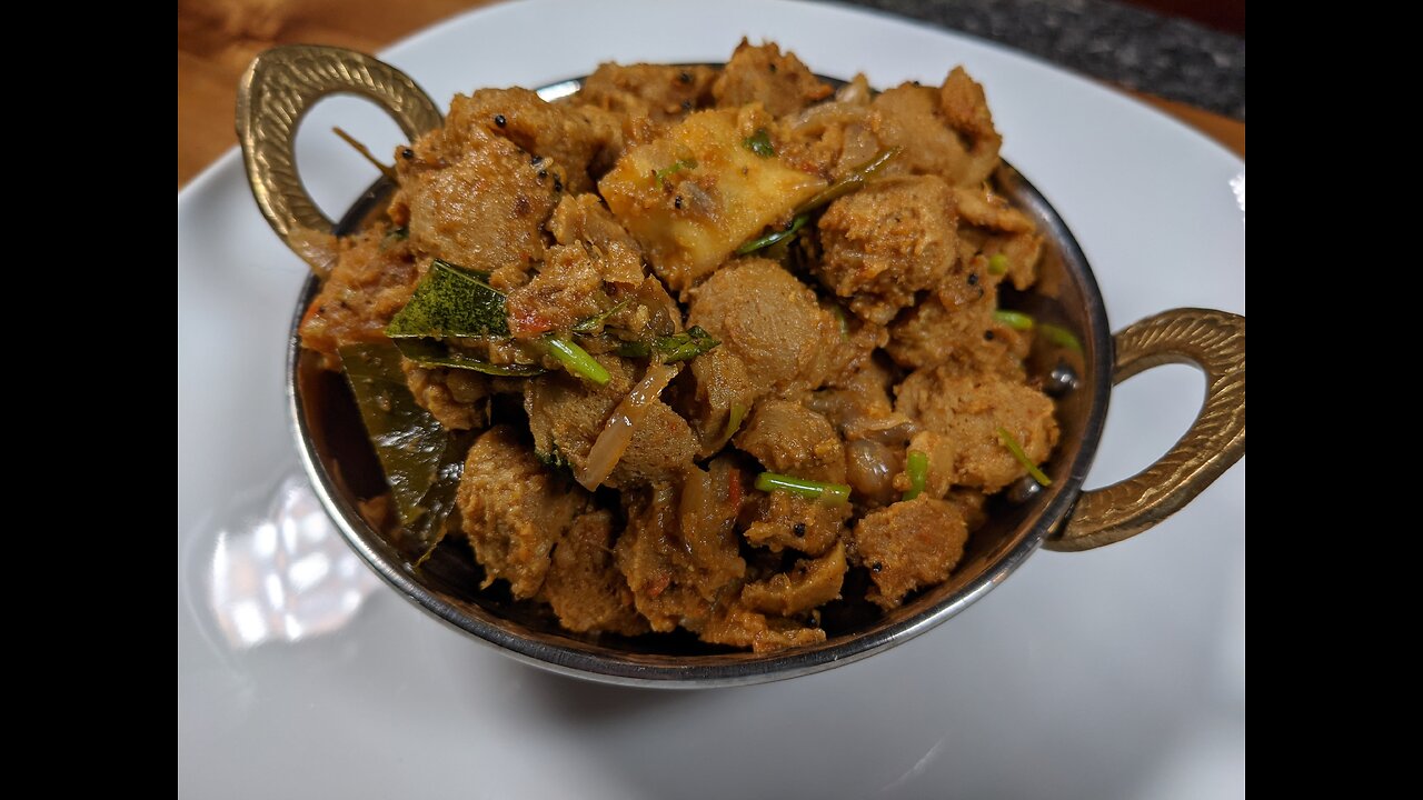 Chennai Meat Masala (Vegetarian Version)