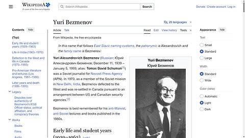 KGB Defector Yuri Bezmenov: How to Demoralise and Destabilise a Society! [1983]