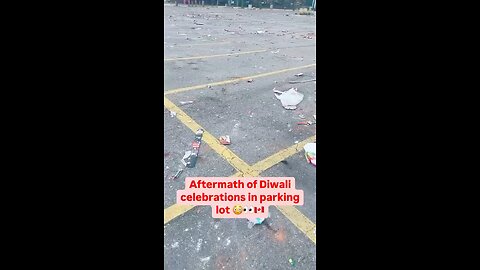 How Indians Leave Parking Lot in Canada After Diwali Festival