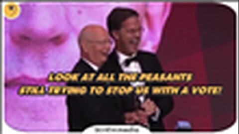 "Exposed: Dutch PM Rutte's Embarrassment in Parliament Over Concealed Klaus Schwab Links"