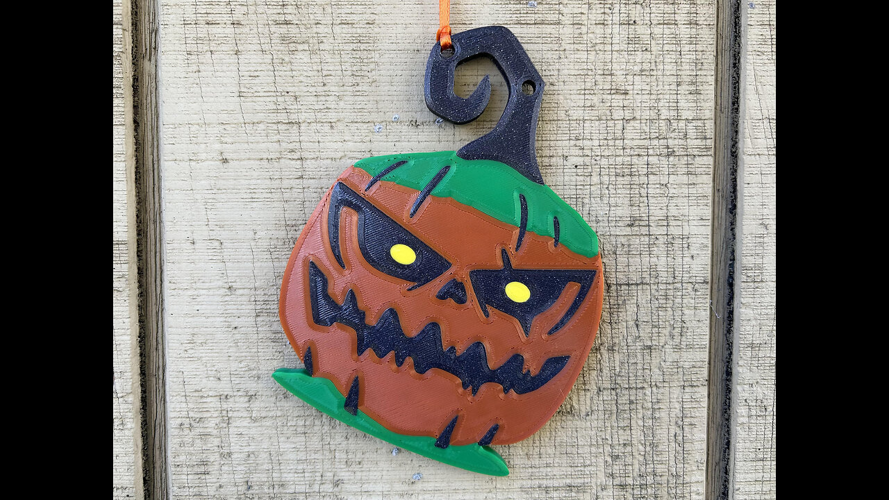 Pumpkin Head Decoration
