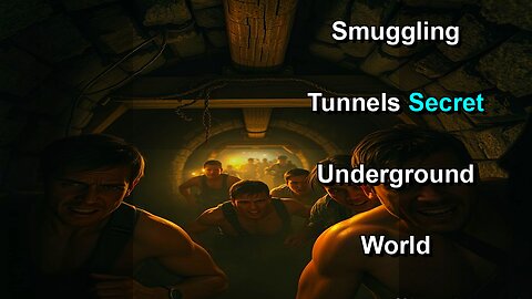 Smuggling Tunnels A Secret World Beneath Our Feet