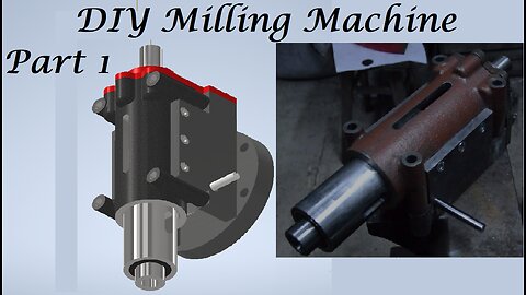 DIY Bridgeport like milling machine build - part 1 "Quill box and spindle assembly"
