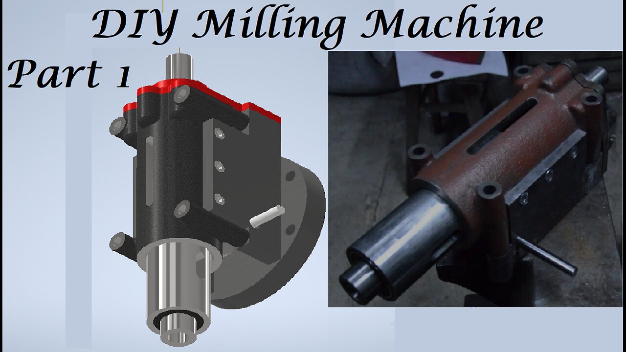 DIY Bridgeport like milling machine build - part 1 "Quill box and spindle assembly"