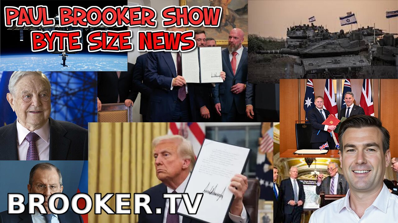 PAUL BROOKER SHOW BYTE SIZE NEWS FRIDAY 1ST OF AUGUST