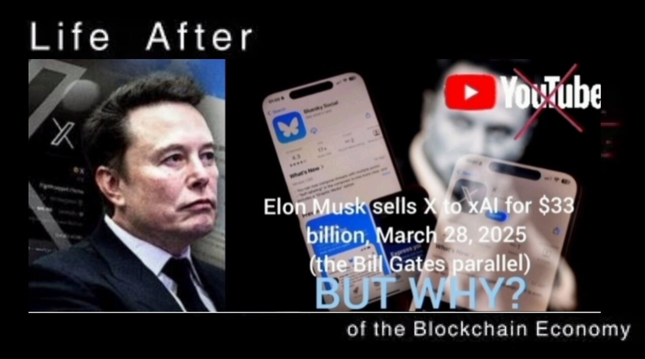 ELON SELLS X: Knock Knock Centralization, Screwtube THE END IS SURELY NEAR! Blockchain IS HERE!