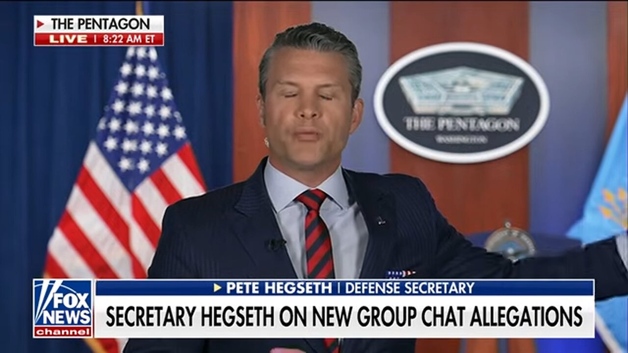 'SAVE THEIR A--': Hegseth sets record straight on new group chat allegations