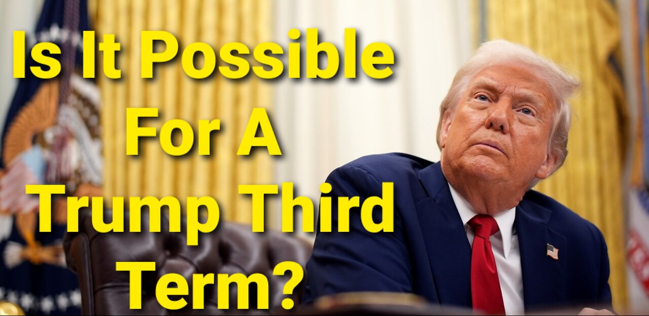 Liberals Panic At Trump Third Term Possibility
