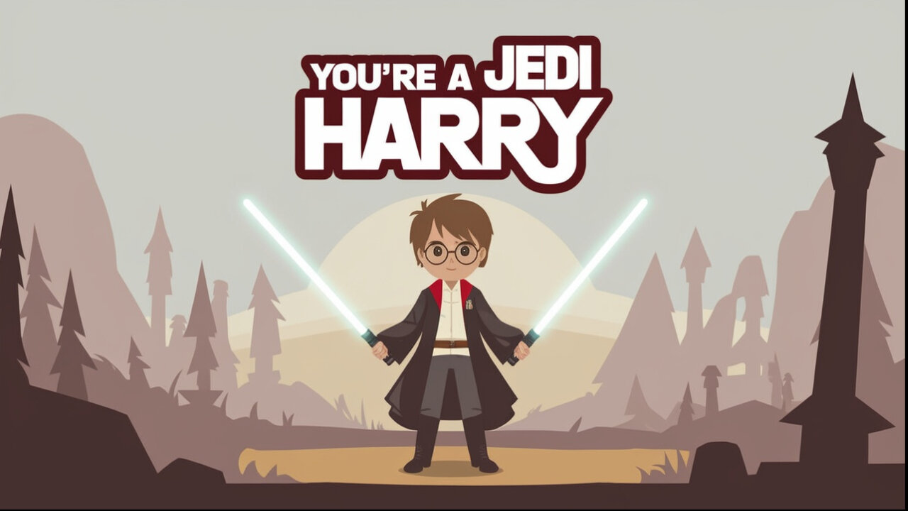 A Harry Potter and Star Wars Crossover - You're a Jedi Harry - Full Video