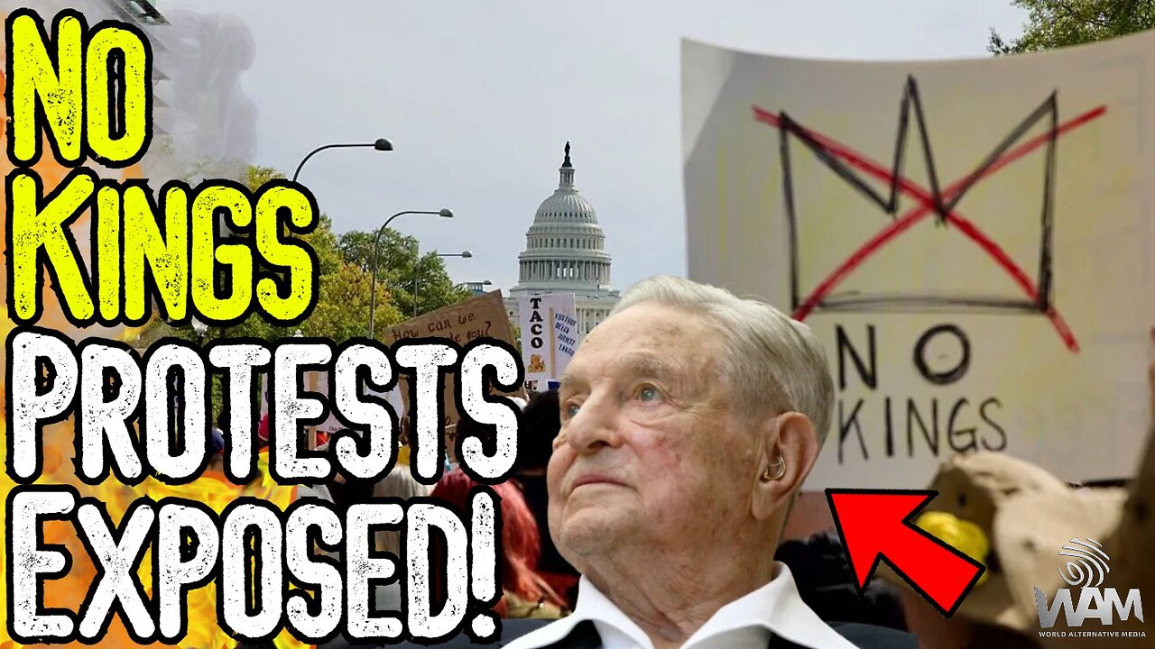 NO KINGS PROTESTS EXPOSED! - Thousands Of Protests Sweep World! - Fake Civil War Psyop!