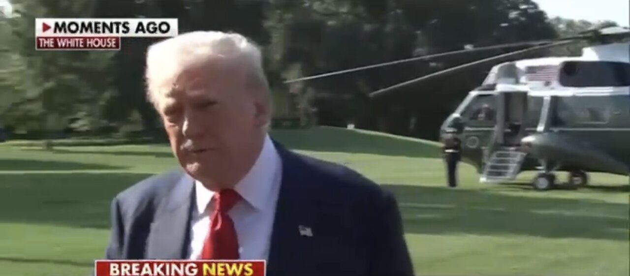 TRUMP❤️🇺🇸🥇🪽🕺🎊ANWER MEDIA QUESTIONS🤍🇺🇸🏅🪽🎬🎤🚁DEPARTING FOR SCOTLAND💙🇺🇸🏅🪽🏛️🛫⭐️