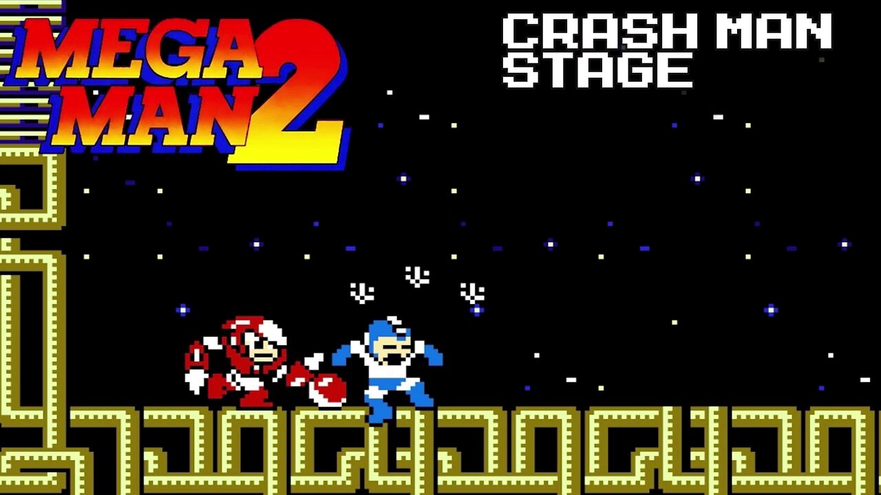 Mega Man 2 (NES) - 5. Crash Man stage
