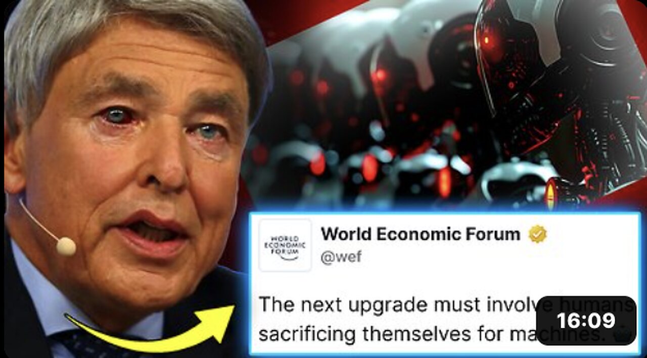 WEF To Euthanize 90% of 'Useless Humans' by 2030 and Upload Consciousness to 'Superior AI'