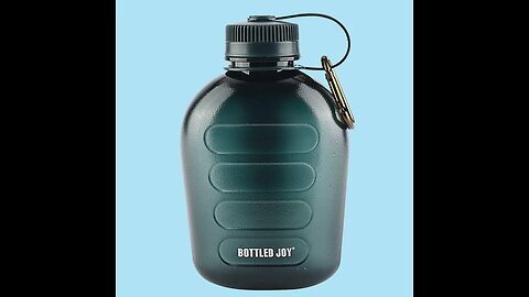 1000ml Durable Lightweight Water Bottle, for Backpacking, Travel, Commute & More