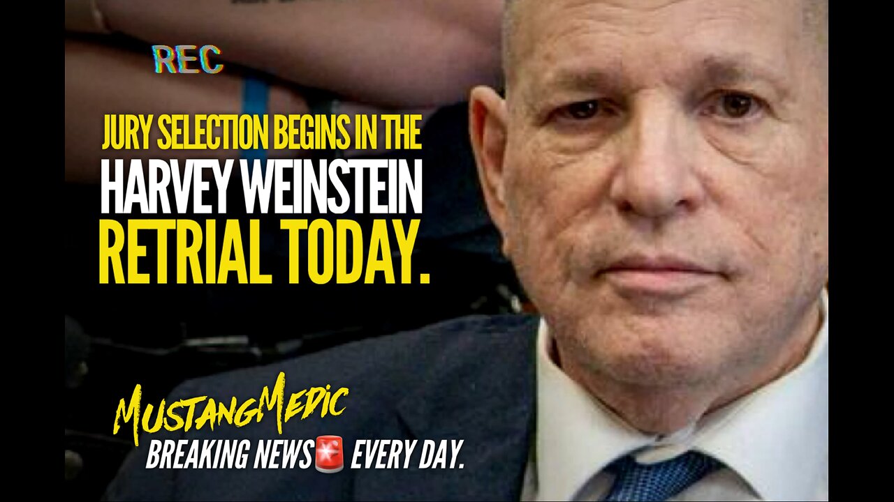 BREAKING NEWS🚨 Jury selection begins in the Harvey Weinstein retrial today.