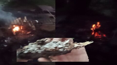 06, evening fire , trying to cook with high humiditties, shrooms,,