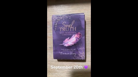 9/20/25 card: outside myself