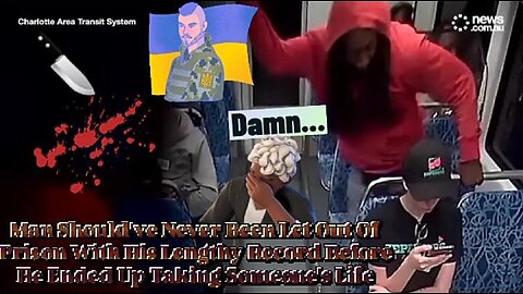 Black Man Slashes Ukrainian Woman's Neck Ends Up Losing Her Life At A Train Station In Charlotte, NC