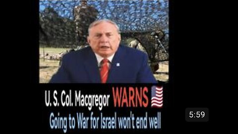 "Douglas Macgregor's Alarming Warning to Americans"