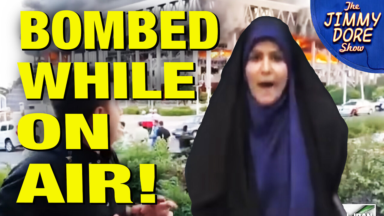 Israel Bombs Iranian TV While They Were ON AIR!