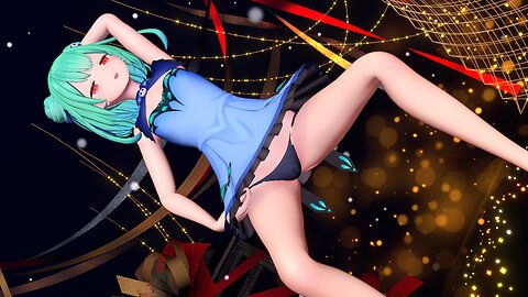 【Hot Dance】潤羽るし○/LE SSERAFIM-Blue Flame【MMD】