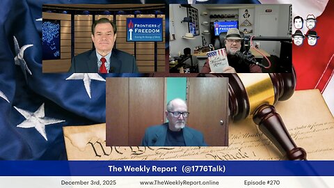 The Frontiers of Freedom Weekly Report - December 3, 2025