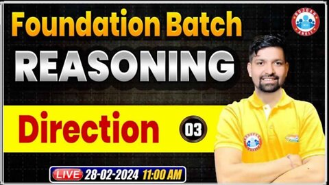 REASONING CLASS#6 DIRECTION TEST PART-3