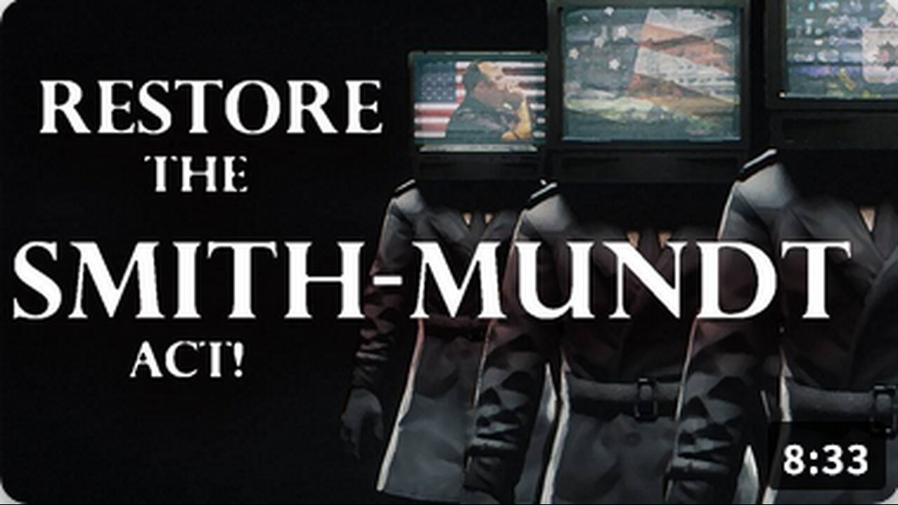 Bowne Report - Restore the Smith-Mundt Act!