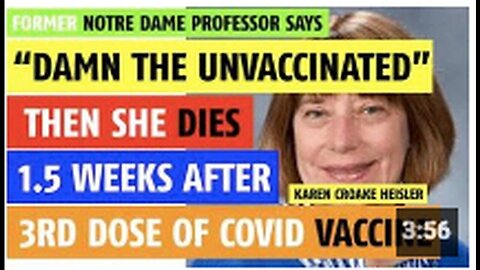 "Notre Dame Ex-Professor Passes Away 12 Days Following Third COVID Vaccine Dose"