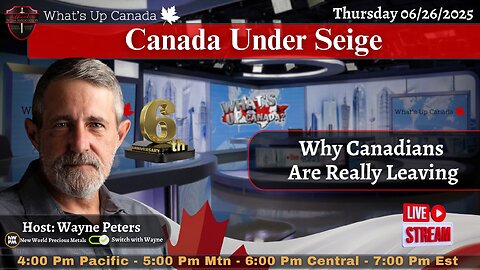 Canada Under Siege, EU Military, Palantir and more