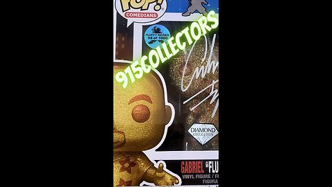 Funko Gold Diamond Fluffy Autographed limited to 1,000 Gabriel Iglesias ✨ FluffyGoldRush ✨