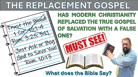 The Modern Replacement Gospel