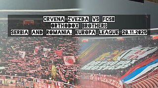Crvena Zvezda vs FCSB. Orthodox Brothers. Serbia and Romania. Europa League 28.11.2025