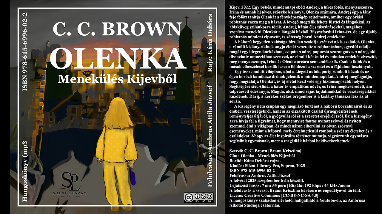 C. C. Brown: Olenka (Menekülés Kijevből). Silent Library Pro, Sopron, 2025