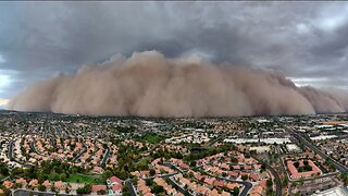 Dust Storm Hits Phoenix Aarea - Fall-like Cooling For Over 200 Million In Central, Eastern US