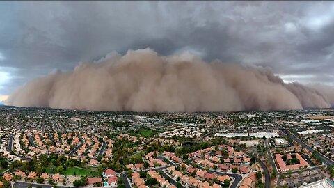 Dust Storm Hits Phoenix Aarea - Fall-like Cooling For Over 200 Million In Central, Eastern US