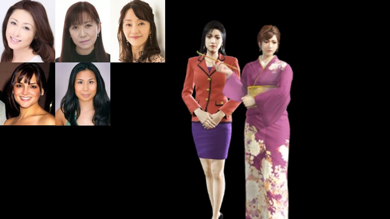 Video Game Voice Comparison- Reina (Yakuza)