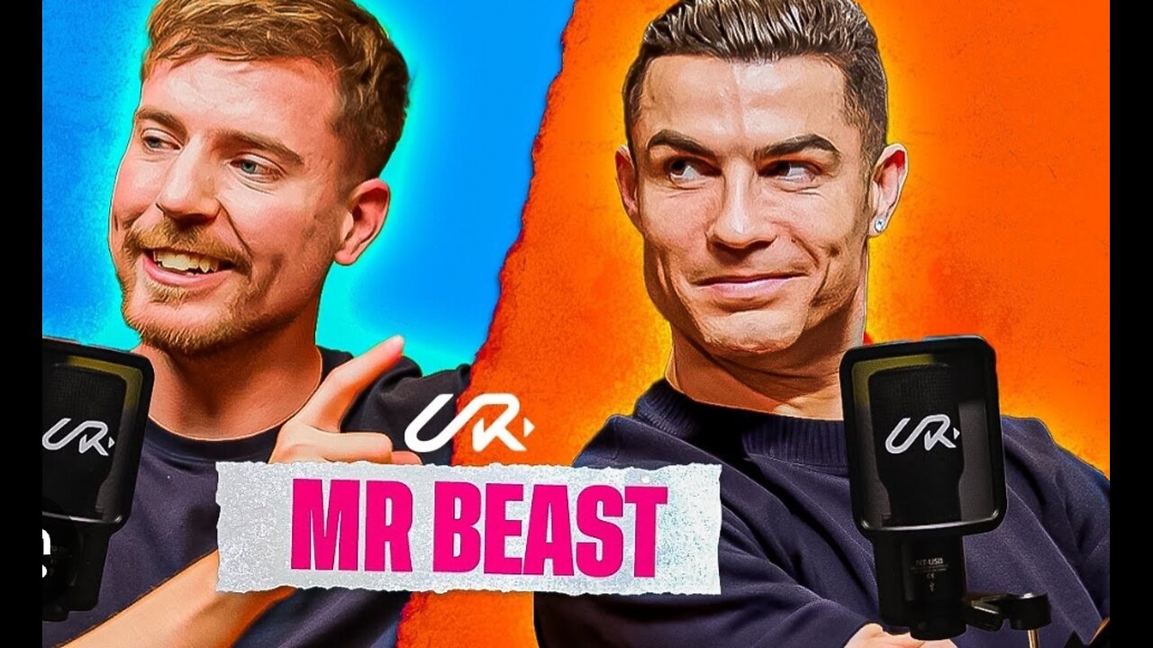 Ronaldo and MR Beast Full podcast 🤩|| Ronaldo met Mr beast to broke the internet 😱