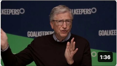 "Bill Gates on UN Agenda 2030: 'We Didn't Anticipate a Pandemic'"